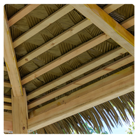Tuiles de toit en chaume synthétique à prix d'usine, imperméables, ignifuges, résistantes aux UV et anti-vieillissement pour jardin, patio, villa