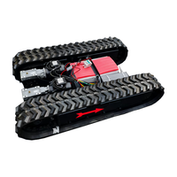 Track Carrier Track Dumper Crawler Carrier Dumper Petit caoutchouc Compact Tracked Carrier Véhicule de transport agricole électrique
