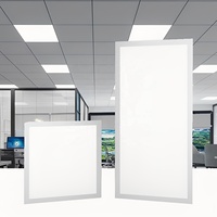 Panneau LED à haute efficacité 6000k, encastré, rétroéclairé, IP40, downlight pour bureau, usine