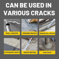 Adhésif de réparation pour fissures de sols et de surfaces routières, mastic pour fissures de murs en béton