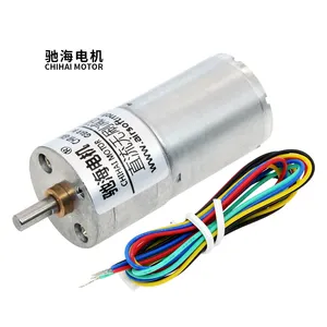 Chihai מנוע CHR-GM25-BLDC2430 25mm מיקרו DC 12V 24V מומנט גבוה נמוך מהירות Brushless מנוע