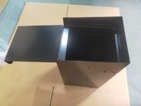 Caja de buzón de montaje de poste moderno Surealong Buzón de mediados de siglo para Navidad al aire libre