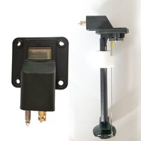Konektor Tangki Bahan Bakar Laut Baru, Fitting Bensin Portabel 12L 24L, Aksesoris Mesin Tempel Kapal 2 Silinder 2/4 Tak