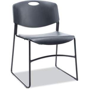 Silla Escolar Apilable de Resina Alera, Soporta 275 lb, Altura del Asiento 18.50\", Respaldo y Base Negros, 4 por Caja - Product Image 4