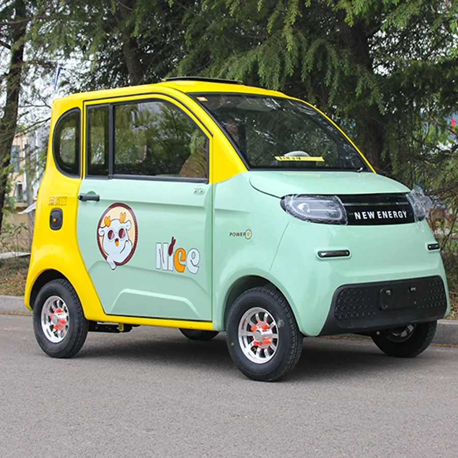 In Stocking Electric Vehicles 2024 Auto Mini Four Seats Mini Electric Small Car Ev Car Small Electric Cars For Sale