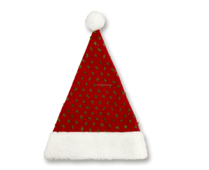 قبعة سانتا كلوز الكلاسيكية الحمراء المحبوكة من قماش سميك صديق للبيئة قابل للتمدد، تناسب الجميع، تُغسل يدويًا فقط لتعزيز الدفء في الحفلات - Product Image 3