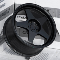 Jantes forgées monobloc 5x120 18 19 20 pouces finition noir mat 5 branches pour BMW M3 M4 M5 légères haute résistance
