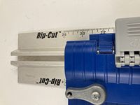 Système de guidage de scie circulaire Rail de voie Rip-Cut précis 24 "Coupe de bord large Nouveau