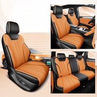 Housse de siège de voiture en cuir beige de luxe sur mesure pour Byd Song Plus Golf Dodge Charger Land Rover Honda Civic Destroyer 05