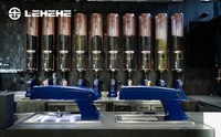 Machine à thé professionnelle double tête en acier inoxydable, capacité de 220 tasses/heure, conception modulaire, pour thé à bulles