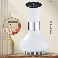 Brosse de massage thermique portative à lumière rouge pour la thérapie des méridiens, grattoir corporel Guasha pour le massage musculaire et des méridiens, relaxation