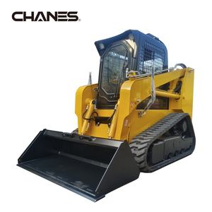 لودر انزلاقي التوجيه بمحرك ديزل 75 حصان معتمد من وكالة حماية البيئة الأمريكية، محرك كامنز، كابينة مغلقة، سعة تحميل 1000 كجم، مكيف هواء جديد، لودر أمامي زاحف - Product Image 1