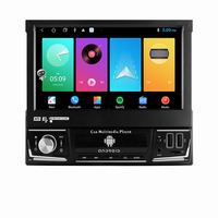 IPoster vendeur chaud 7 pouces BT voiture lecteur dvd panneau détachable fit universel voiture gps navigation avec 1din android autoradio