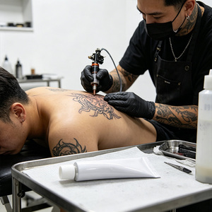 Exclusiva Fórmula Reparadora de Tatuajes de 10g, Eficaz para Estudios VIP y Salones de Alta Gama, Oferta con Descuento Especial - Product Image 4