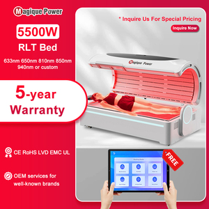Magique Power CE RoHS LVD <span class=keywords><strong>EMC</strong></span> Garantie de 5 ans Sauna professionnel 850NM Lit infrarouge RLT Lit Spectra Led Lit à lumière rouge - Product Image 2