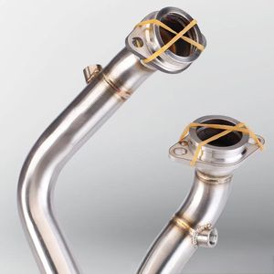 Pot d'échappement de <span class=keywords><strong>moto</strong></span> en acier inoxydable, tuyau de liaison avant-milieu 51 mm, interface d'origine, tout-terrain, pour CRF1100L CRF1100 Africa Twin - Product Image 3