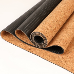 Rollos de Esterilla de Yoga de PVC Lavables y Ecológicos al por Mayor, Esterillas de Yoga de Corcho <span class=keywords><strong>para</strong></span> <span class=keywords><strong>Ejercicio</strong></span> y Fitness - Product Image 5