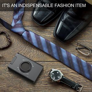 남성용 AirTag 카드 홀더를위한 스몰 사이즈 알루미늄 슬림 신축성 벨트 드로우 아웃 금속 지갑 비즈니스 15 카드 현금 Str - Product Image 6