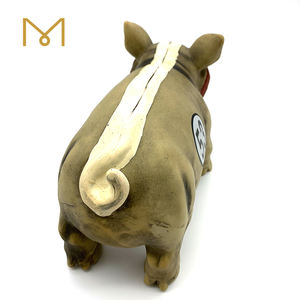 2024 Hotselling Hond Piepend Speelgoed Latex Hond Kauwen Speelgoed Met Een Klokkende Pieper Grommend Varkenshond Speelgoed - Product Image 3