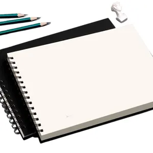 Impression carnet de croquis Journal cahier couverture rigide couleur aquarelle blanc carnet de croquis personnalisé pour artistes papier crayon écologique