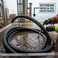 Câble d'alimentation marin PrimePro Type P NEK 606 résistant à la boue 0.6/1kV pour plateformes de forage offshore FPSO IEEE 1580 IP67/IP68, durée de vie de plus de 25 ans