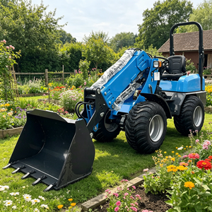 Low Price Diesel 4x4 Mini Wheel Loader Forestry Mining Mini Loader Engineering Machinery Earthmoving Mini Telescopic Loader