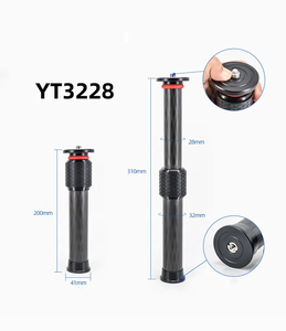 Karbon Fiber uzatma iki bölüm çubuk merkezi sütun genişletici tüp kutup dağı <span class=keywords><strong>Tripod</strong></span>/<span class=keywords><strong>DSLR</strong></span> kamera/mikrofon standı - Product Image 6