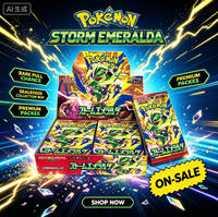 Caja de Sobres Original Japonesa PTCG M6 Storm Emeralda del 31 de Julio, Juego de Cartas Coleccionables Genuinas Serie MEGA, Venta al Por Mayor