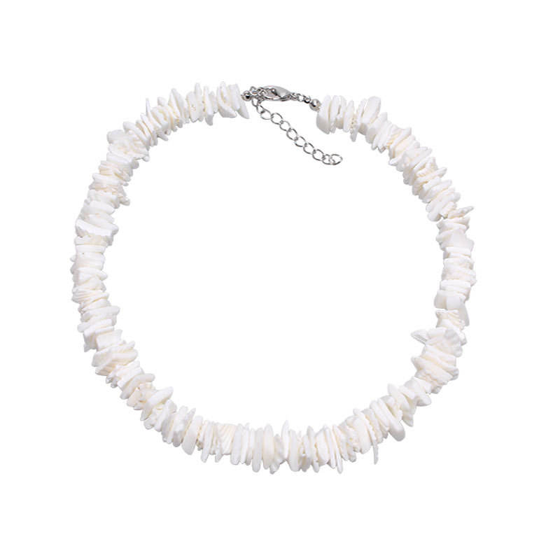 White seashell necklace
