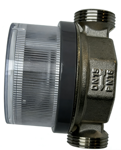 Aanpasbare enkelvoudige doorstroommeter van messing - Product Image 3