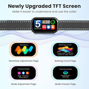 <span class=keywords><strong>Collar</strong></span> de <span class=keywords><strong>Control</strong></span> de Ladridos para Perros Inteligente Mejorado, 5 Modos, 5 Niveles de Sensibilidad, Ecológico, Recargable, Resistente al Agua IPX7 - Product Image 2