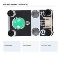 Module LED 10 mm, voyant numérique rouge, vert, bleu, jaune, blanc, cyan, carte à 3 broches pour projets Arduino STEM