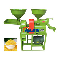 Mini décortiqueuse de riz de haute qualité combinée usine de fraisage Portable broyeur de blé fraiseuse de riz commerciale
