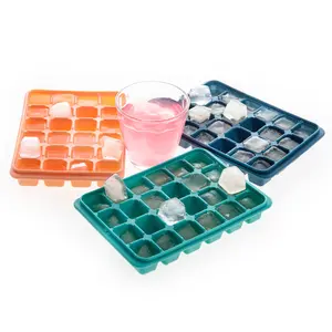 Actory-Molde de fabricación de hielo de silicona de grado alimenticio, venta directa de alta calidad, 24 cubos de hielo