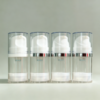 Grosir Botol Pompa Airless Silinder 50 80 100 130 150ML Sablon Sprayer Masker Wajah Perawatan Kulit Serum Lotion