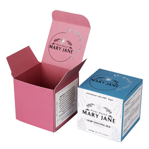 Sang trọng Mặt kem nhỏ bao bì hộp giấy với biểu tượng tùy chỉnh Matt cán và UV lợi thế cho kem mắt - Product Image 2