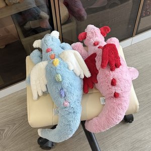 Peluche Dragon des Neiges Arc-en-ciel Sky Dragon Populaire sur Internet, Rembourrage Coton PP, 31-50cm, Cadeau Coussin Amusant - Product Image 3