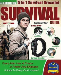 Popular Kit de Supervivencia SOS Adventure 14 en 1, Juego de Herramientas Esenciales para Supervivencia y Kit de Emergencia Táctico para Senderismo en la Naturaleza - Product Image 2