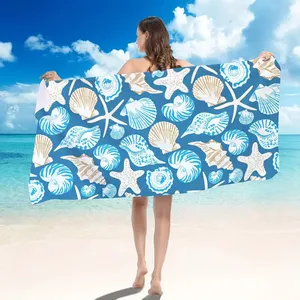 Toalla de Playa Personalizada con Logotipo, Diseño Especial, Ecológica, de Algodón Puro Premium, con Bolsa - Product Image 3