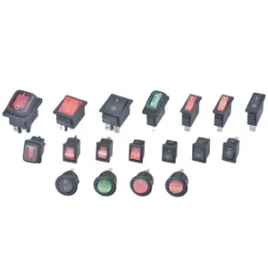 Luz LED Marina impermeable iluminada, interruptor basculante de encendido y apagado de 12 voltios para Auto