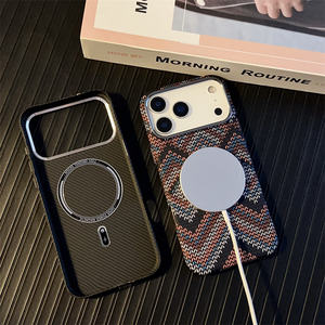 เคสโทรศัพท์มือถือคาร์บอนไฟเบอร์แบบฟอร์จสั่งทำพิเศษ ไม่มีขั้นต่ำในการสั่งซื้อ สำหรับ iPhone 13 14 15 16 17 ซีรีส์ Pro Max สีดำคาร์บอนไฟเบอร์ - Product Image 3