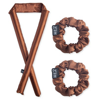 Kit de 6 Aiguilles à Cheveux Personnalisées pour Ondulations et Boucles, Facile à Utiliser, Style Tendance, en Satin, Sans Dommage pour les Cheveux, Idéal pour les Soirées Pyjama