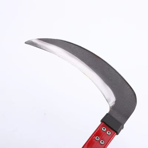 Agricoltura taglio di erbacce cina raccolta del riso diserbo acciaio <span class=keywords><strong>manico</strong></span> <span class=keywords><strong>lungo</strong></span> erba agricola falce a mano per tagliare l'erba - Product Image 3