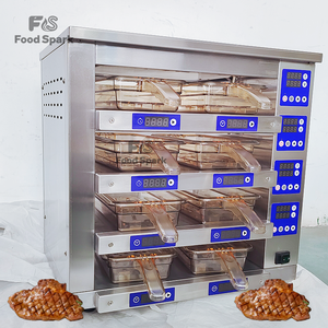 Vitrine chauffante de <span class=keywords><strong>comptoir</strong></span> pour burgers et galettes de viande, 2/3/4 niveaux, 6/8 bacs, pour <span class=keywords><strong>McDonald</strong></span>'s et KFC, pour la restauration rapide, modèle très demandé - Product Image 1