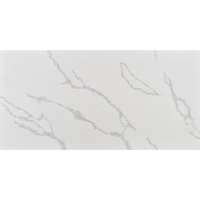 Cuisine moderne pour la maison Calacatta Marbres Dalle Artificielle Quartz Pierre Blanche Tables à manger et Comptoirs Grande Dalle Application