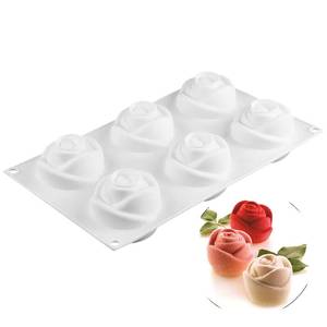 XG1202 XInguo 15-Cavity Vortex Eco-Friendly Disposable High Temperature Silicone Oven & Freezer Safe <b>Cake</b> <b>Mold</b> Cheese Soap - Product Image 1