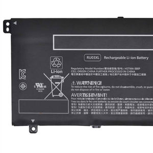 Nouvelle batterie d'ordinateur portable d'origine RU03XL 11.4V 48Wh pour ordinateur portable <span class=keywords><strong>HP</strong></span> <span class=keywords><strong>ProBook</strong></span> <span class=keywords><strong>x360</strong></span> 440 <span class=keywords><strong>G1</strong></span> 11 G3 G4 EE L12791-855 RU03048XL - Product Image 2