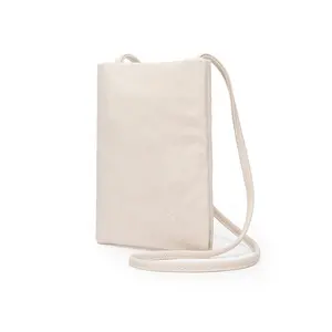 Güzel küçük tuval tote çanta yaz dışında cep telefonu çantası basit yönlü küçük kare çanta