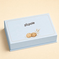 Boîte à biscuits personnalisée en gros KD, emballage mignon pour biscuits à l'encre de soja, boîte d'emballage personnalisée avec logo imprimé, boîte cadeau pour biscuits et sushis
