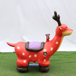 Scooter Eléctrico Infantil de Dinosaurio, Modelo Dilophosaurus, Asiento Seguro de Silicona, para <span class=keywords><strong>Niños</strong></span>, Alquiler en Parques Infantiles, Uso en Interiores - Product Image 4